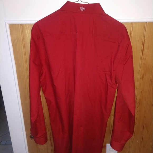 Long sleeve JF red dress shirt - Picture 3 of 3